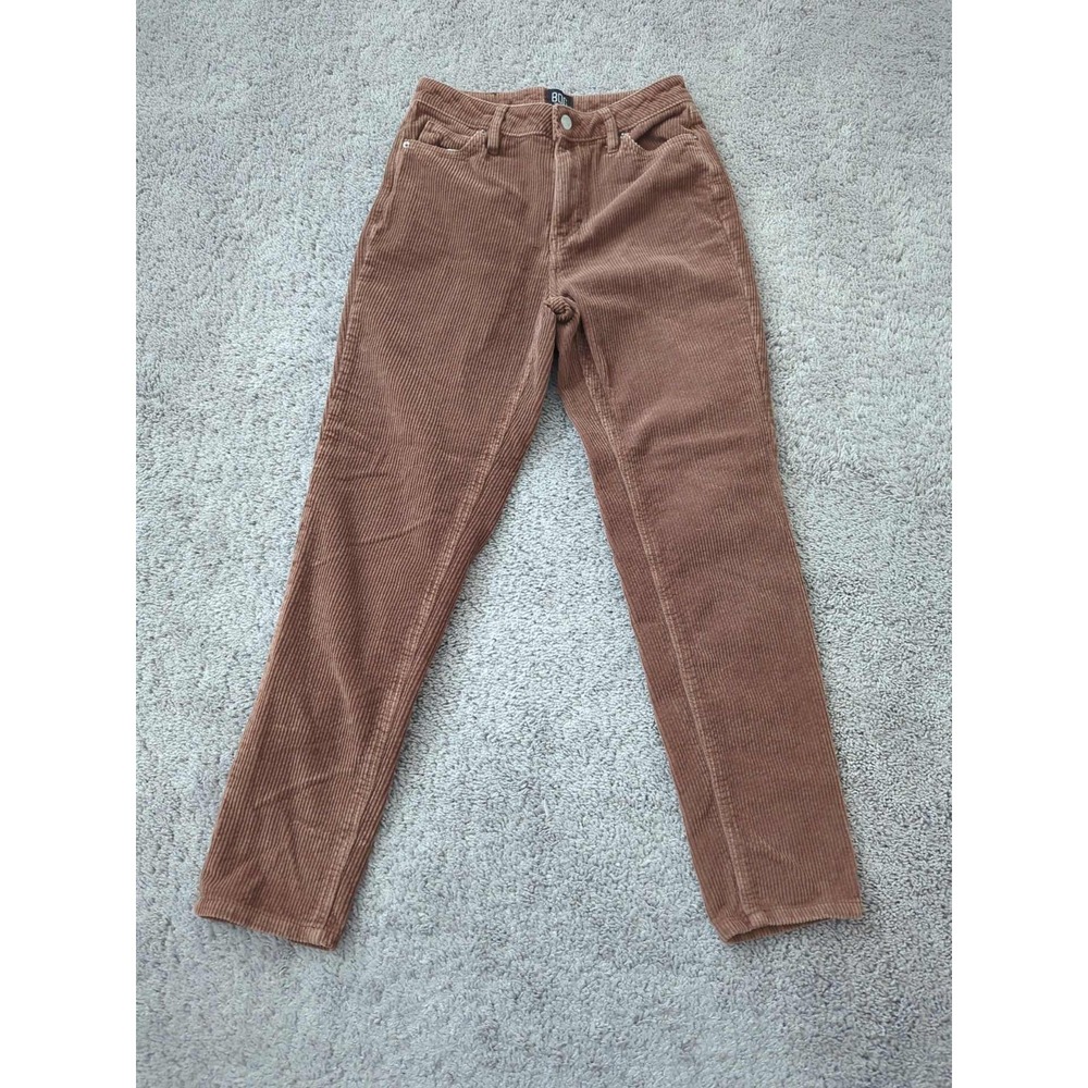 BDG Urban Outfitters Pants Womens 26 Brown Corduroy Mom High Rise Tapered Retro‎